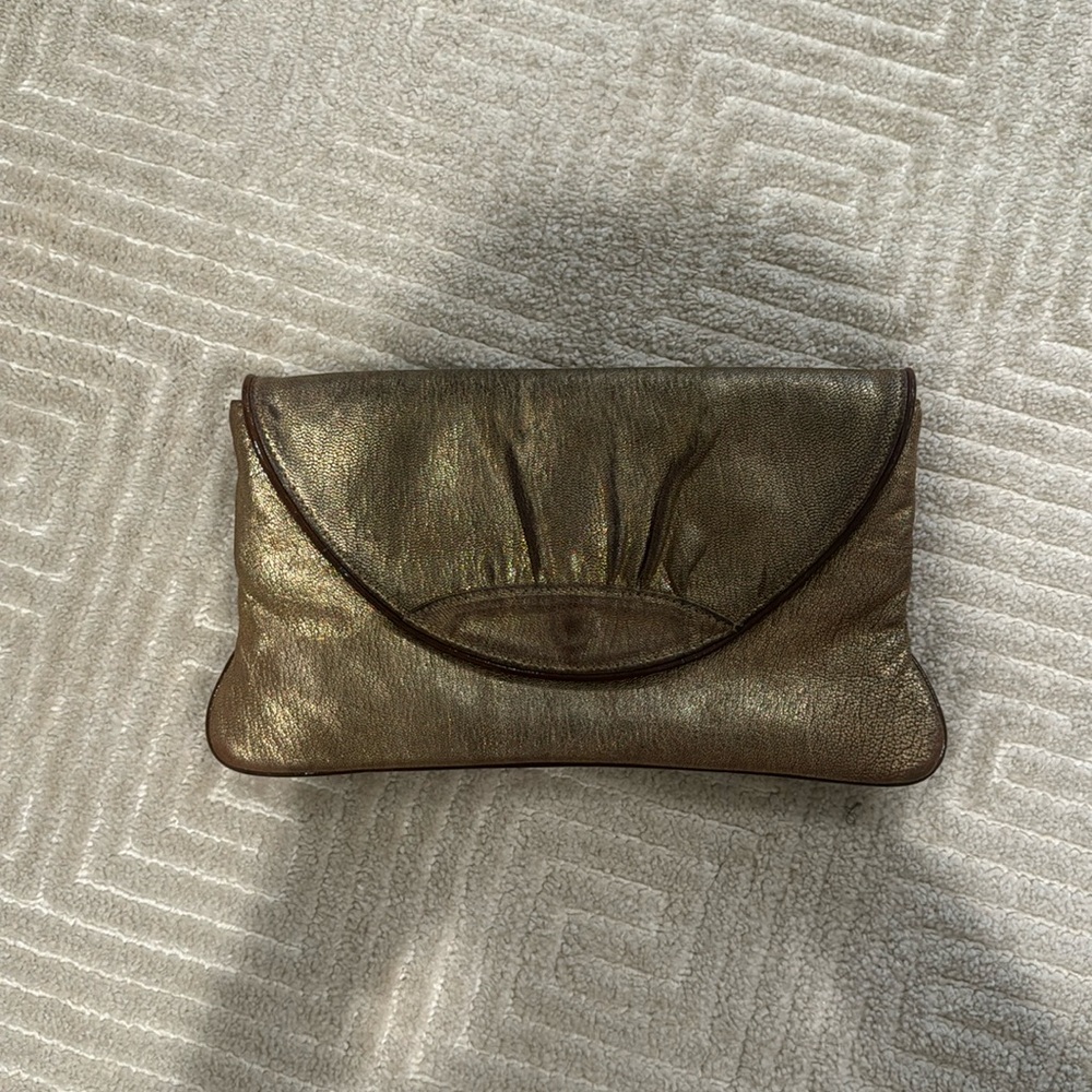 Gold Lauren Merkin Clutch